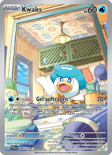 ✨ Pokémon Kwaks | Deutsch 🇩🇪 | PAL 206/193 Entwicklungen in Paldea | NM ✨