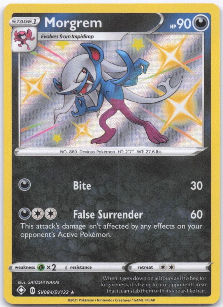 Shining Fates: Shiny Vault #SV084/SV122 Morgrem
