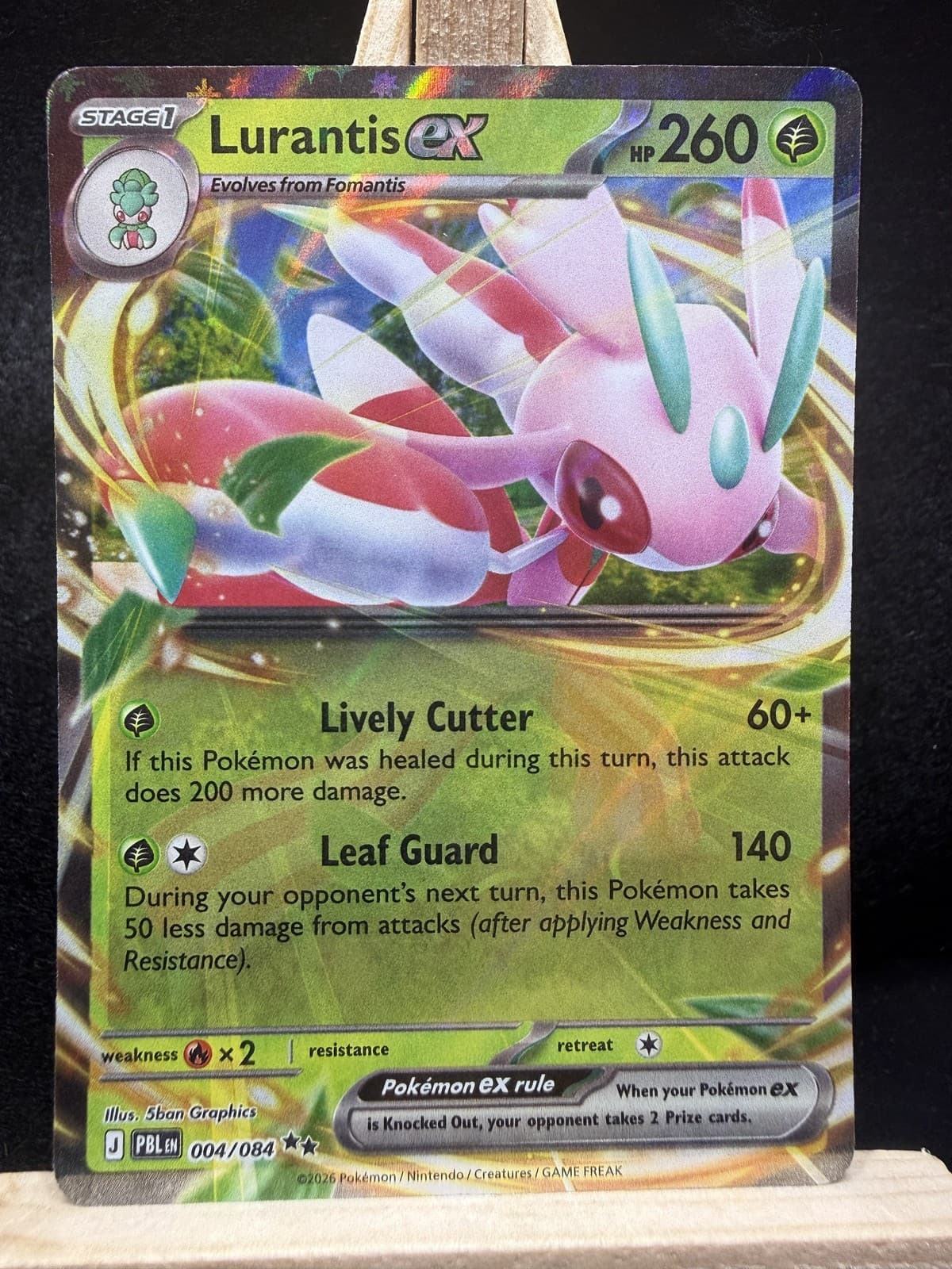 Lurantis ex 4 - ME05: Pitch Black Pokemon