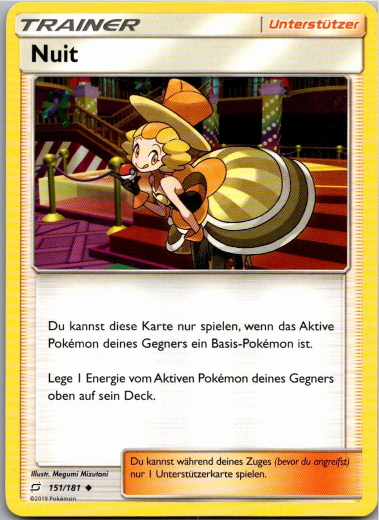 Nuit 151/181 Teams sind Trumpf Deutsch Sammelkarte