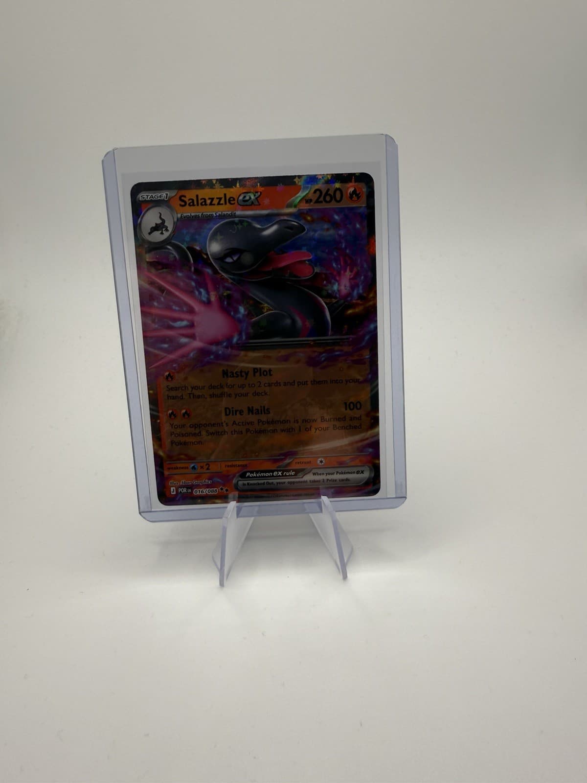 Pokémon TCG Perfect Order SALAZZLE EX Double Rare 16/88