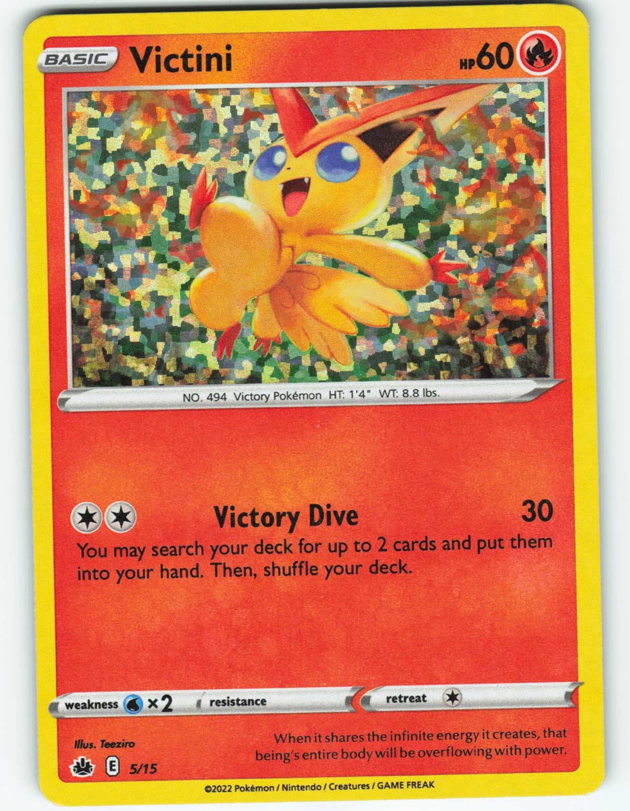 Victini - Holo - 5/15 McDonald's Collection 2022 - Pokémon TCG - 2022