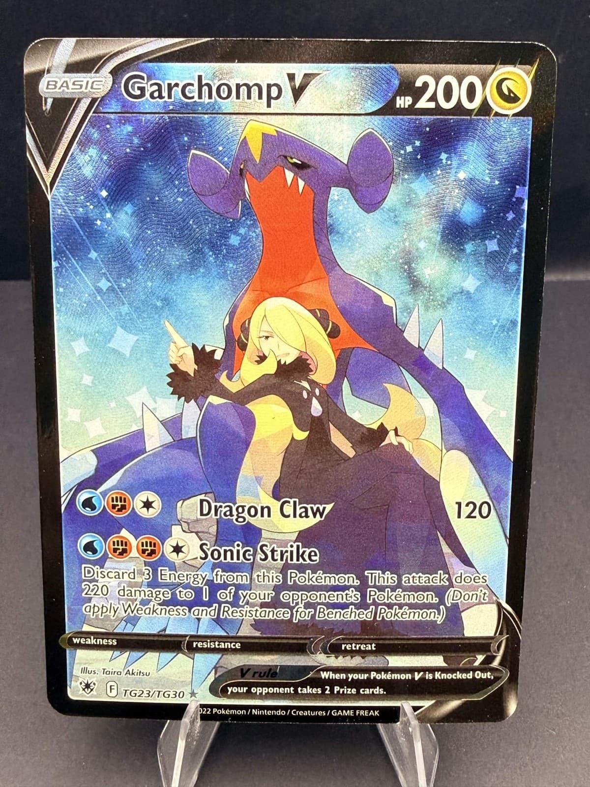 Garchomp V TG23/TG30 Astral Radiance Trainer Gallery UR Holofoil Pokemon TCG LP