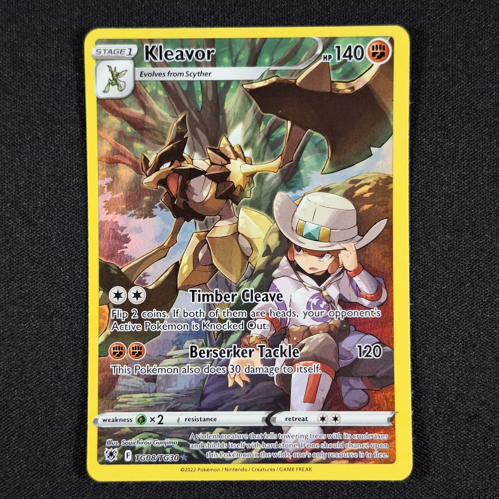 Pokemon TCG Sword & Shield Astral Radiance Kleavor TG08/TG30 Trainer Gallery LP+
