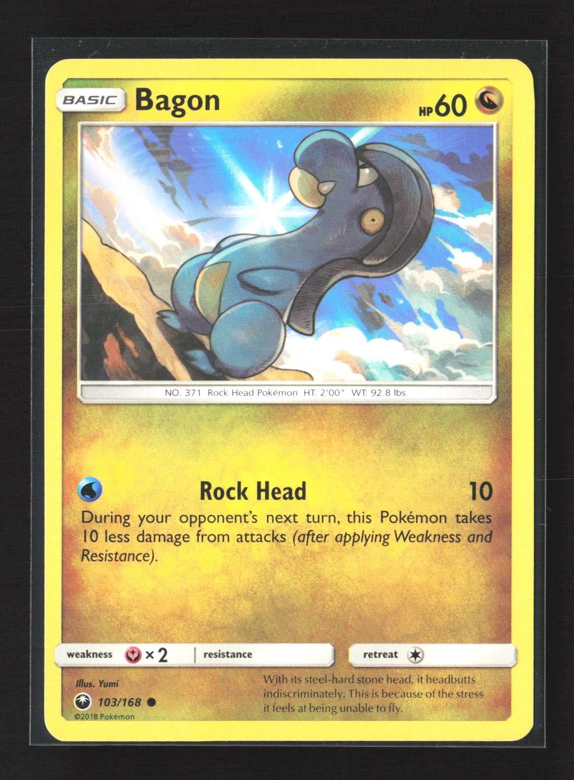 Pokemon SM - Celestial Storm #103/168 Common Bagon (103)