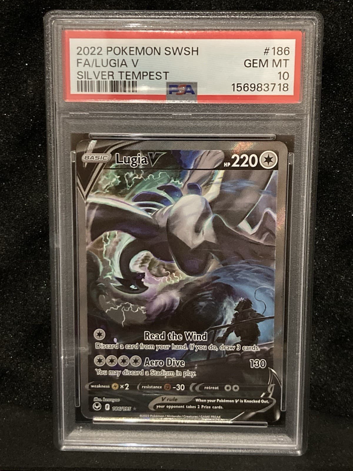 Lugia V (Alternate Full Art) 186/195 Swsh12: Psa10