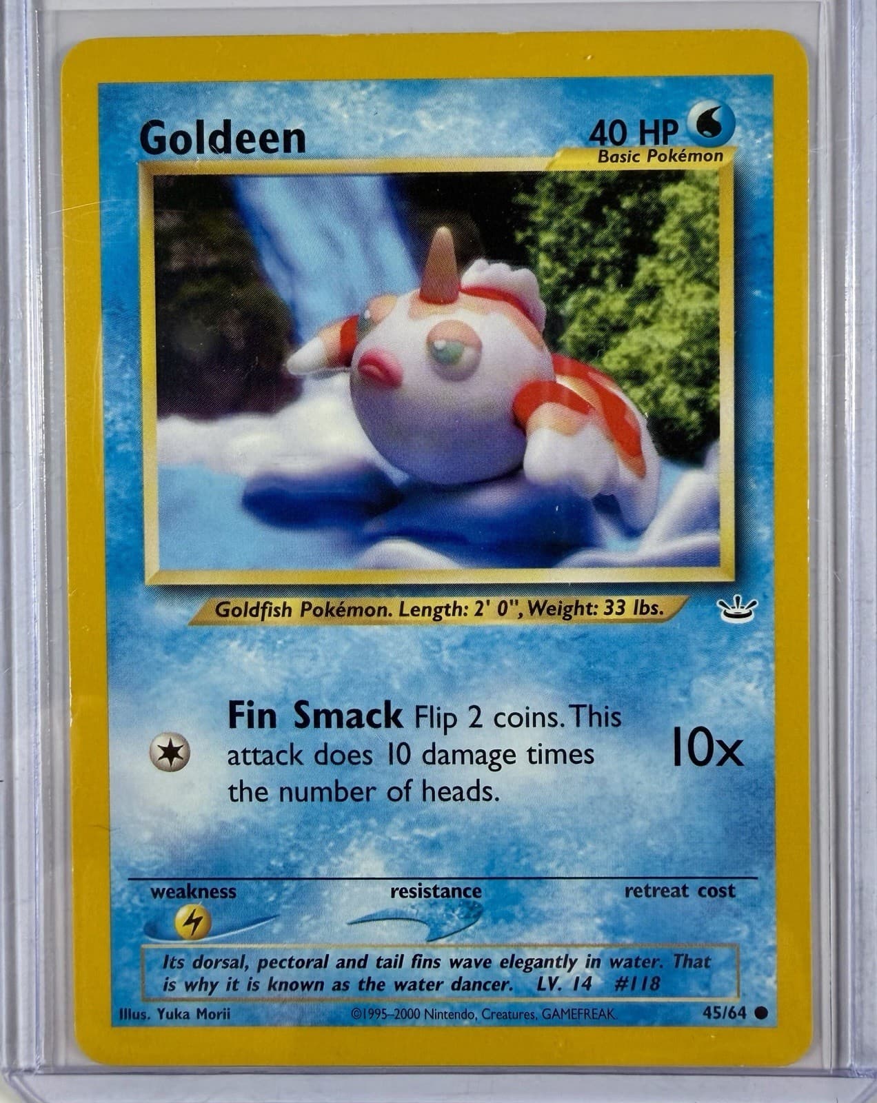 WOTC Goldeen 45/64 Pokemon Neo Revelation 2000 TCG