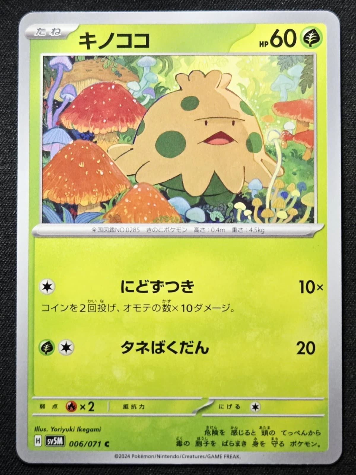 Shroomish 006/071 sv5m Cyber Judge 2024 Pokémon TCG Japanese