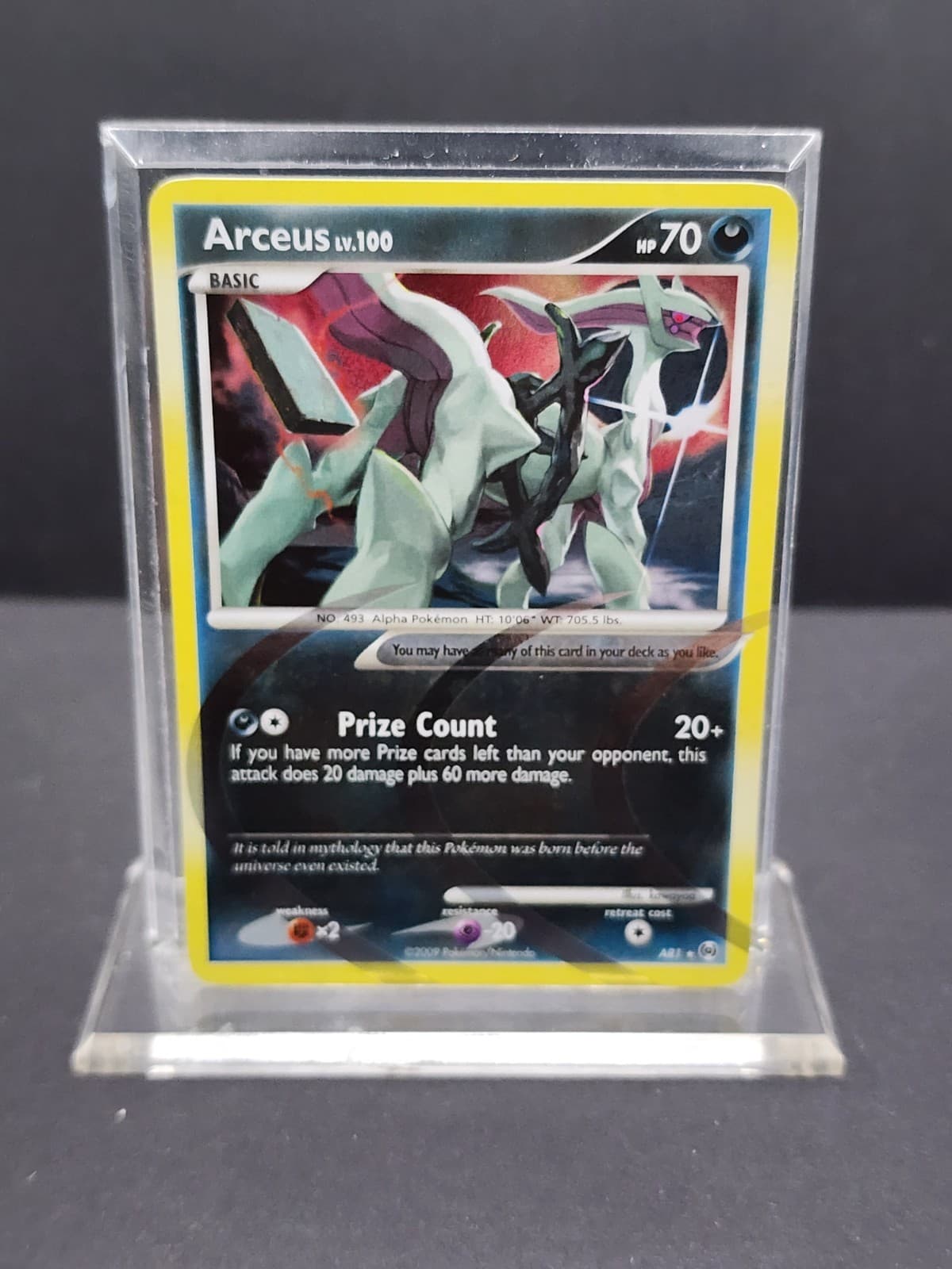 Pokemon Arceus LV.100 AR1 Platinum Arceus Holo NM Rare