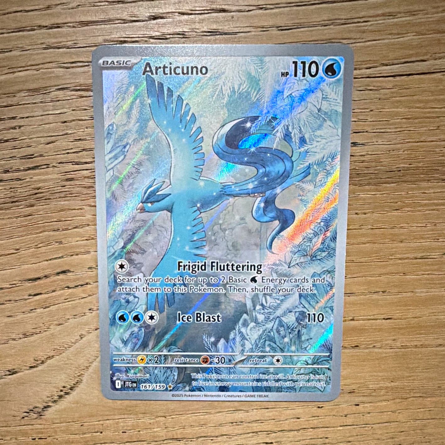 The Pokémon Company Articuno 161/159 Sv09 Journey Together Holo IR English 110HP