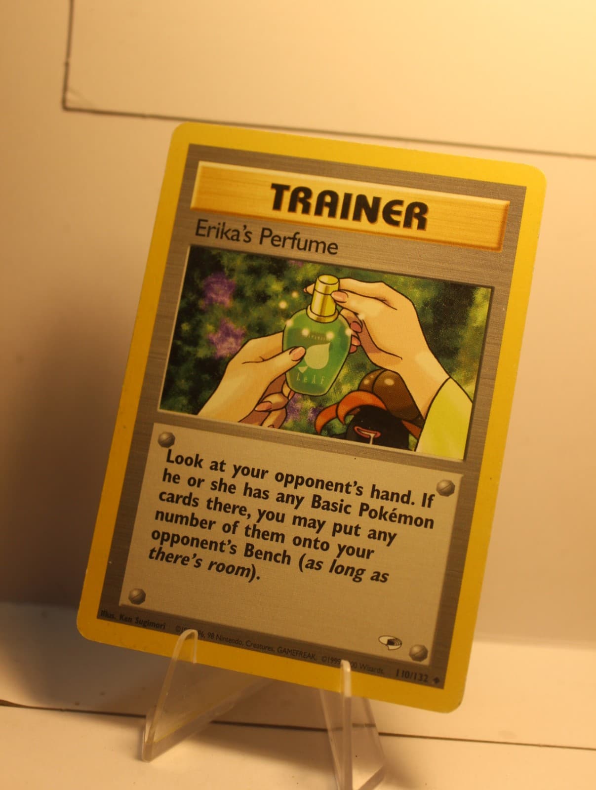 Pokemon Gym Heroes Erika's Perfume 110/132 Uncommon Unlimited