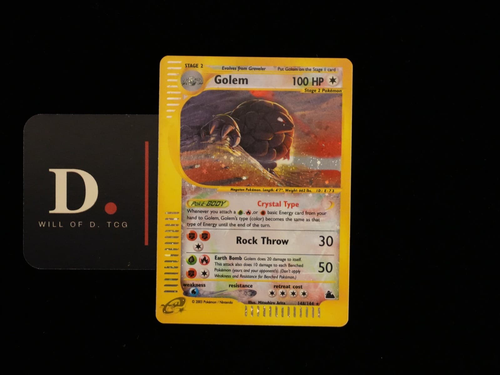 Golem 148/144 Skyridge Holo - CLEAN COPY - GRADABLE