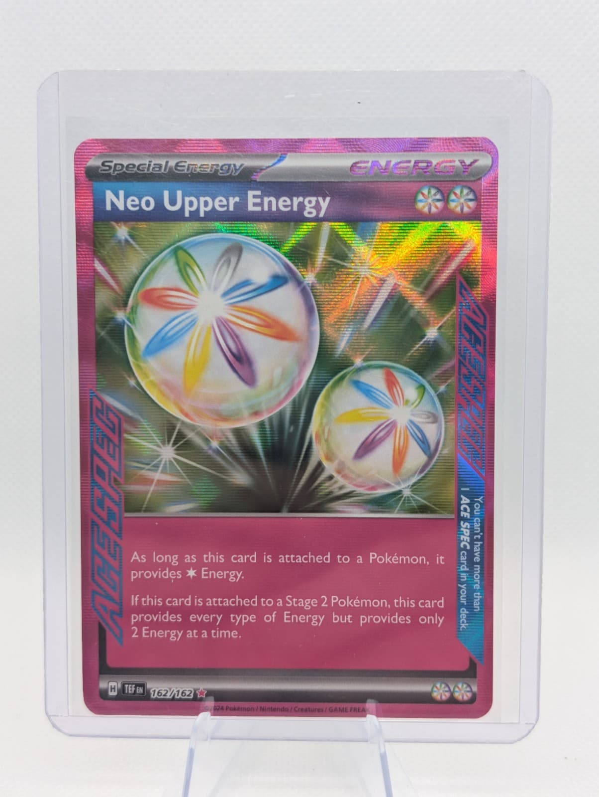 Pokemon Temporal Forces Neo Upper Energy 162/162 Special Energy Rare