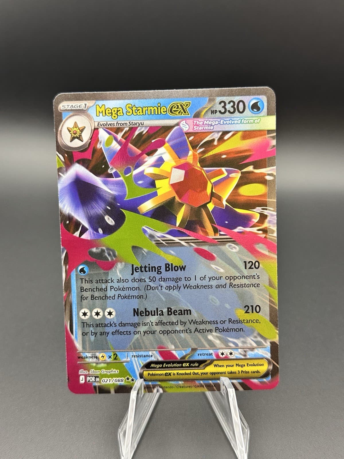 Pokémon Mega Starmie EX 21/88