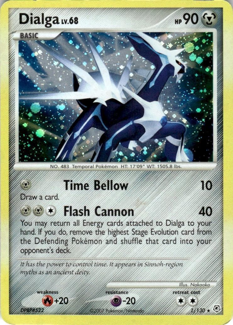 DIALGA 1/130 HOLO DIAMOND & PEARL POKEMON MP DP
