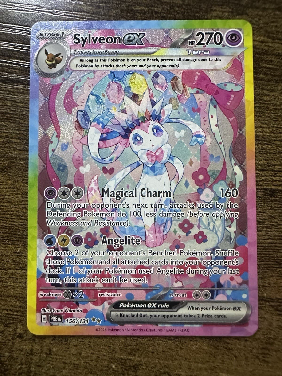 Sylveon ex 156/131, Special Illustration Rare, Prismatic Evolutions, Pokemon TCG