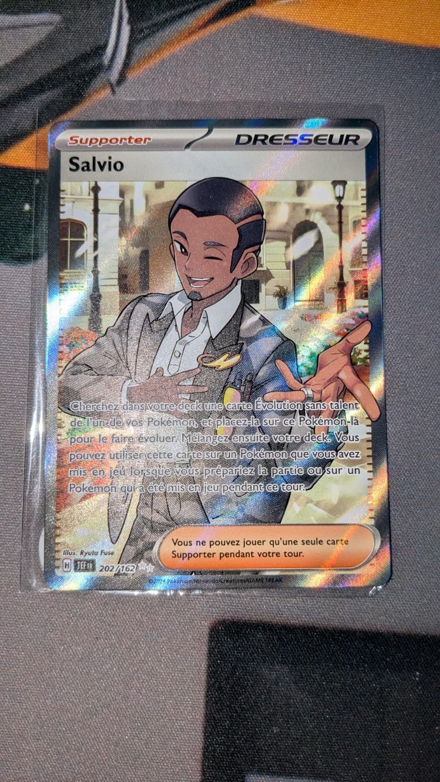Carte Pokémon Salvio 202/162 Forces Temporelles Fr Neuve 🇫🇷