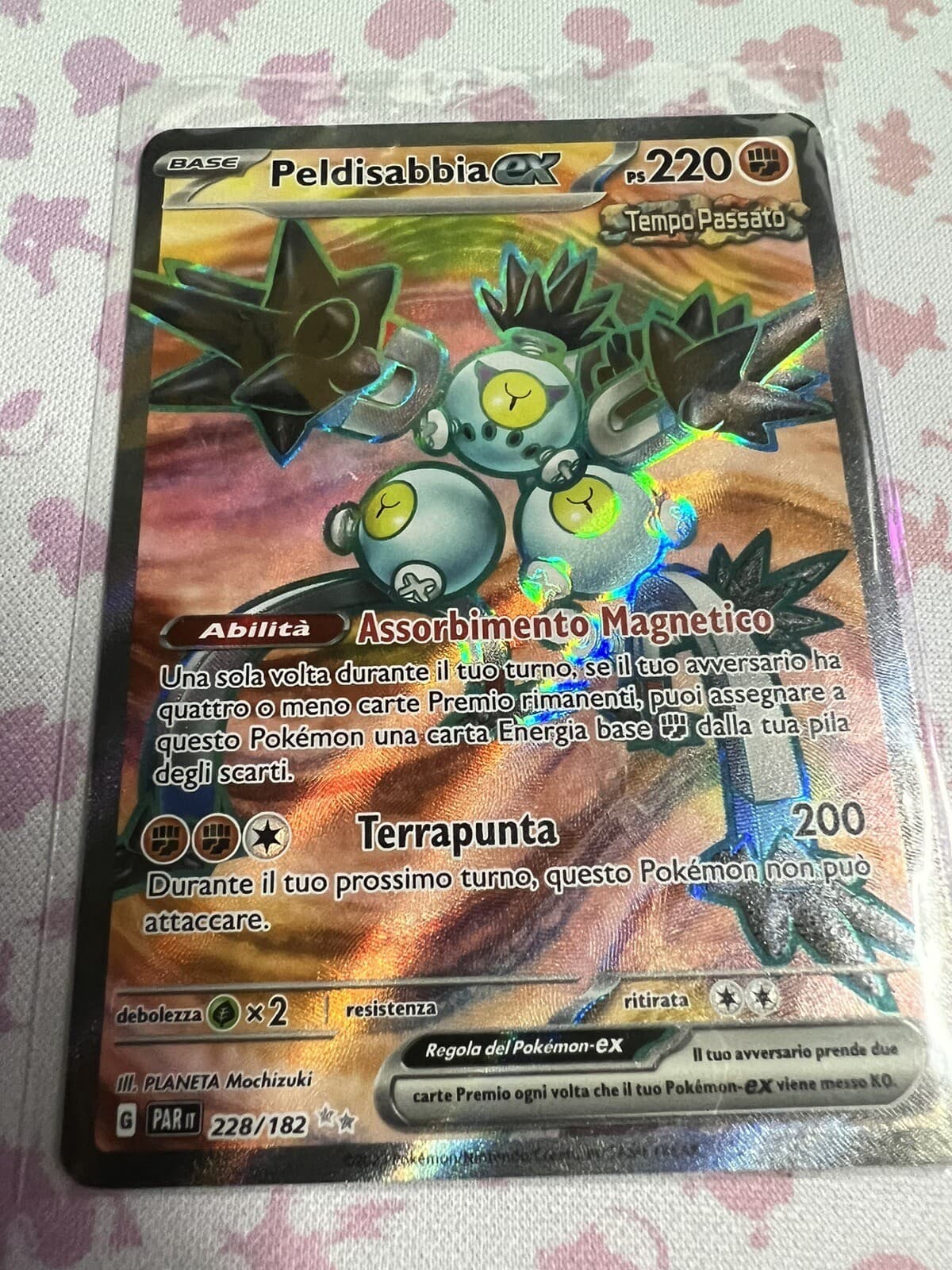 Carta Pokèmon: Peldisabbia EX [Full Art] 228/182 (S&V: Paradosso Temporale)