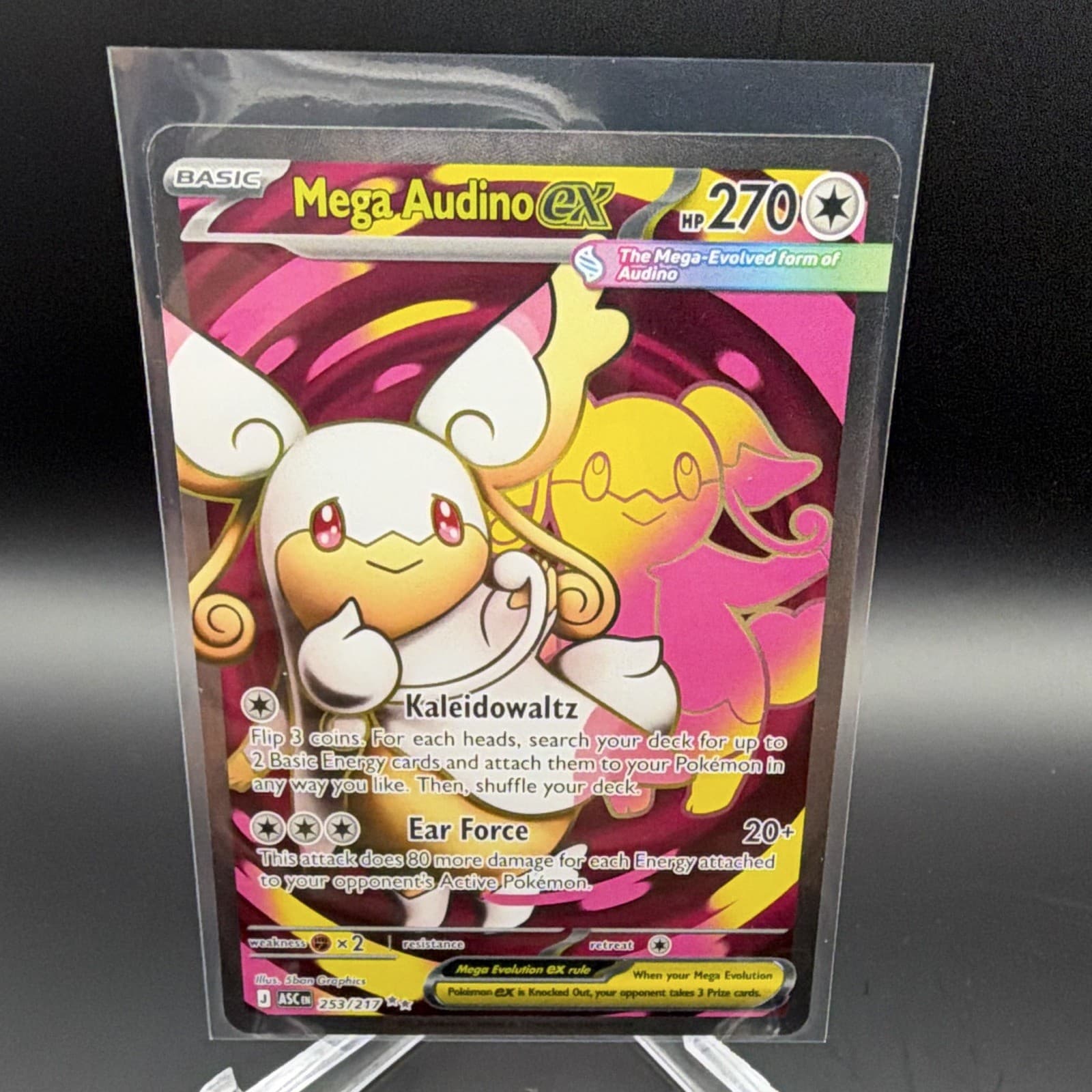Pokemon TCG Mega Audino EX 253/217 Ascended Heroes English