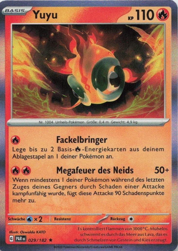 Pokémon Yuyu Paradoxrift #29 NM DE