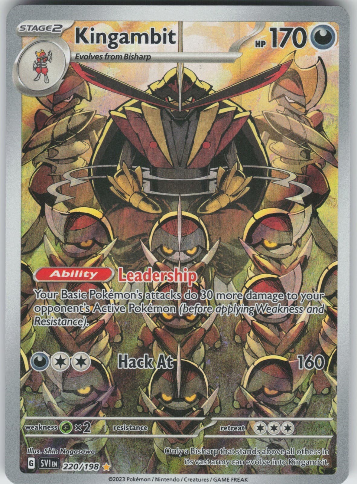 Kingambit - Illustration Rare SV01: Scarlet & Violet Base Set 220/198