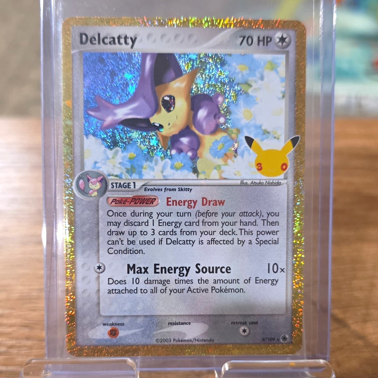 Delcatty 5/109 Holo Classic Collection Pokemon 30th Celebration TCG Card NM