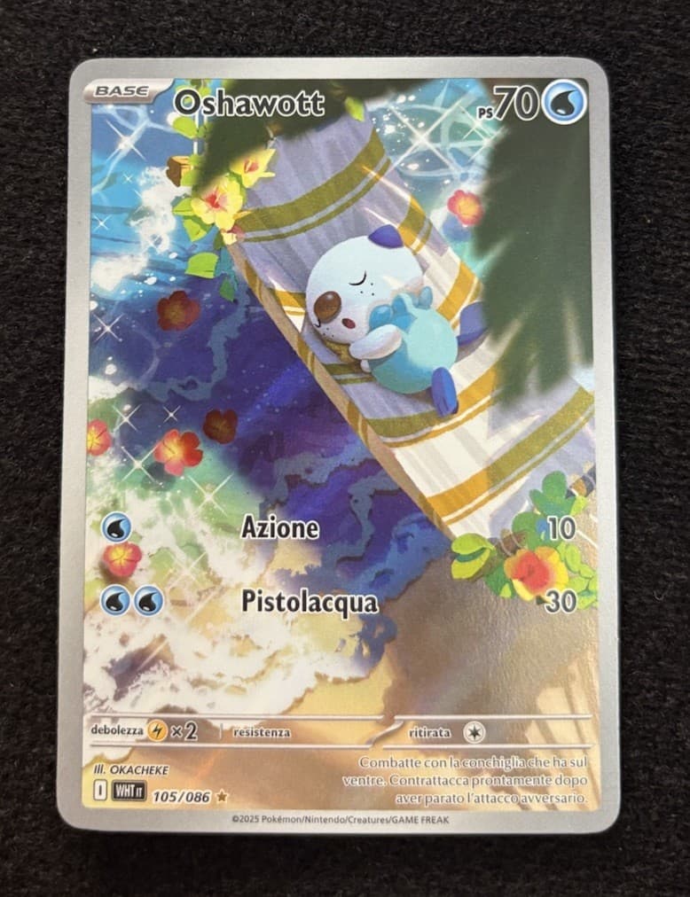 Oshawott 105/086 ITA - Fuoco Bianco WHT - Near Mint