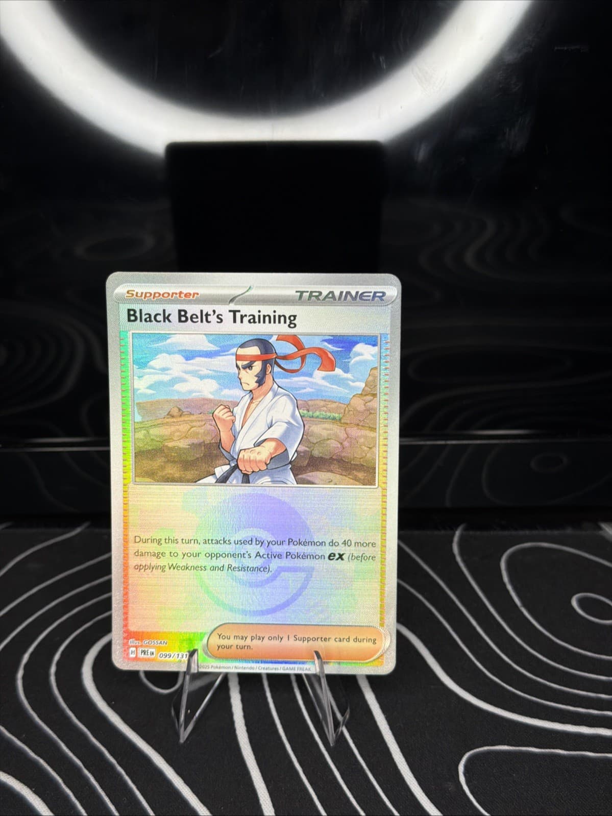 Black Belt's Training (Poke Ball Pattern)  Pokemon Prismatic Evolutions 099/131