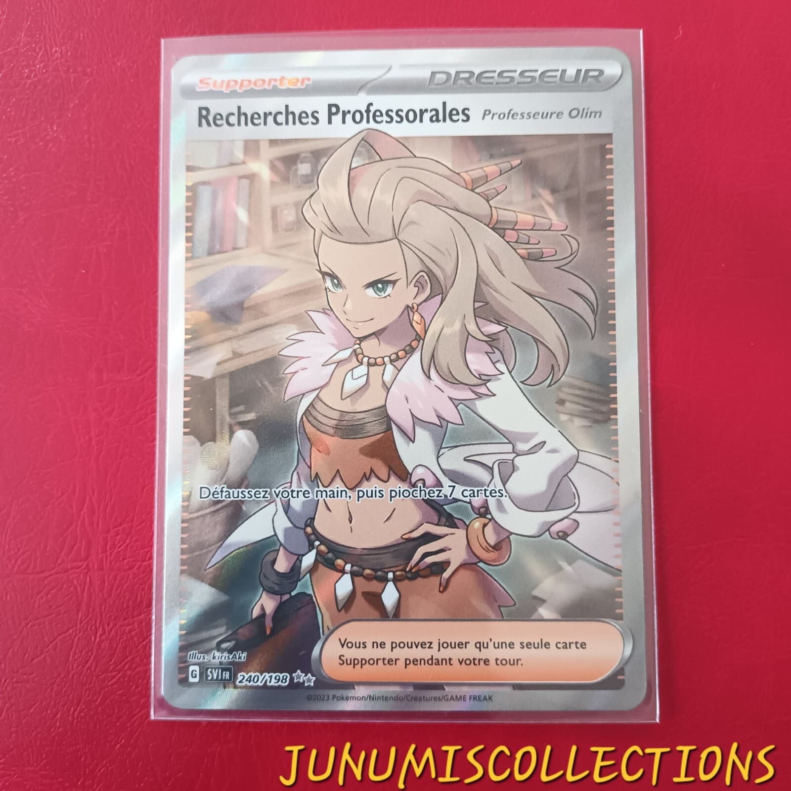 Carte Pokemon 240/198 RECHERCHES PROFESSORALES EV01 ECARLATE ET VIOLET MINT