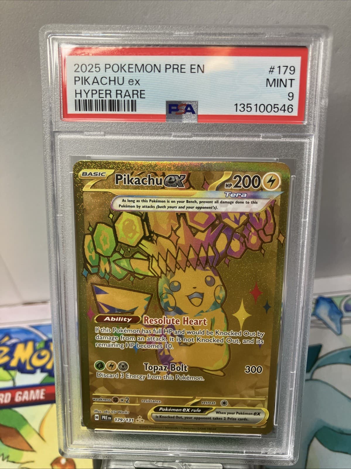 Pikachu 179/131 Hyper Rare Holo Prismatic Evolutions English PSA 9 Mint