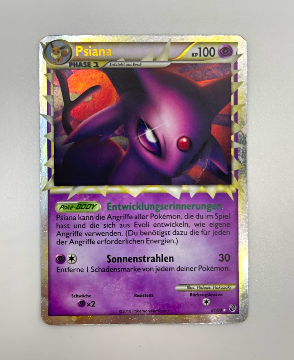 Psiana Prime 81/90 Pokémon HGSS 2010 - Deutsch