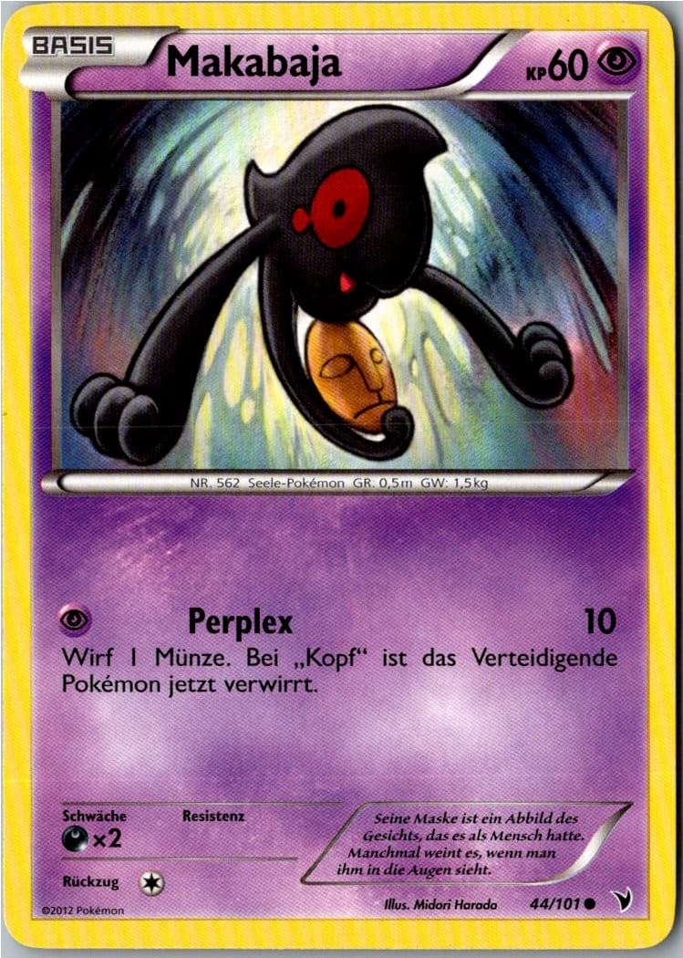 Pokemon Makabaja 44/101 Königliche Siege Deutsch