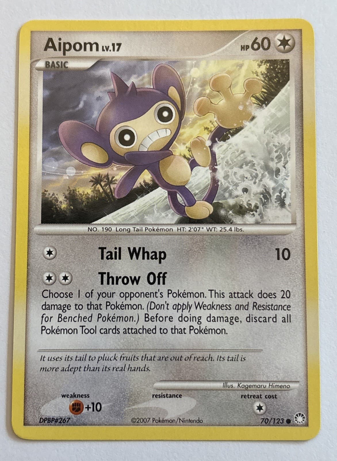 Aipom 70/123 Common Mysterious Treasures Pokemon TCG NM