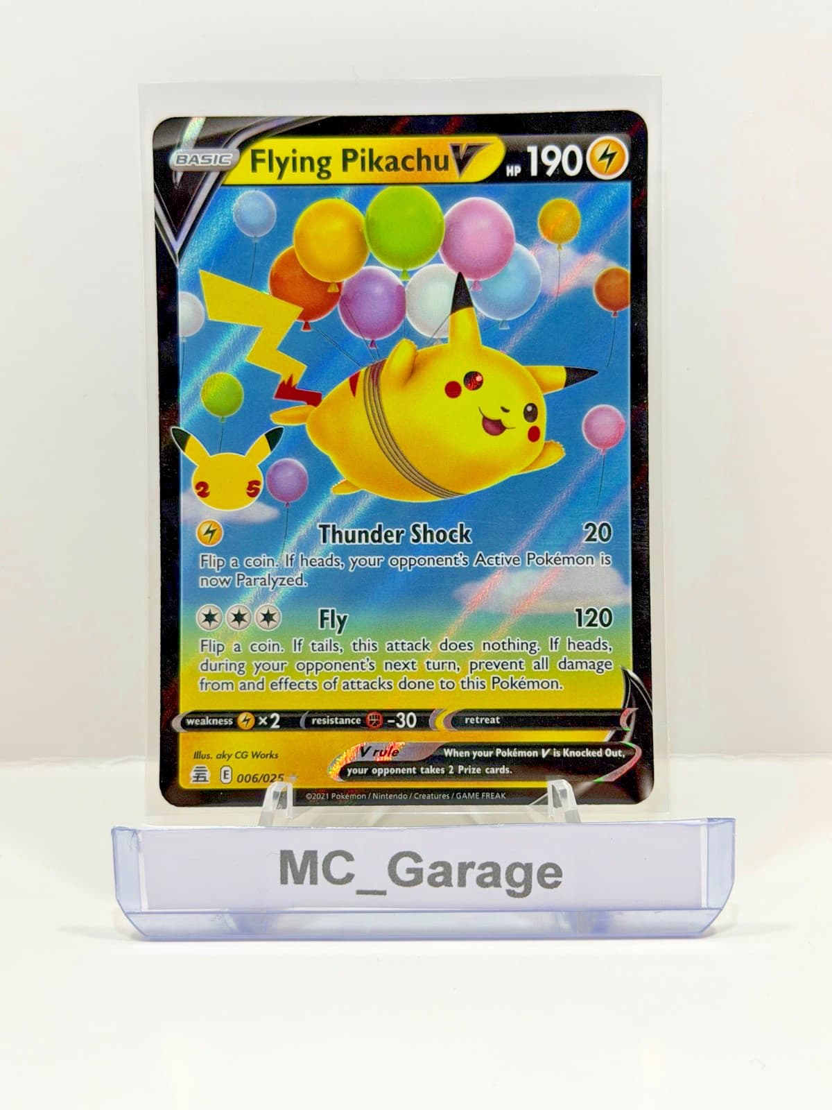 Pikachu 006/025 Pokemon Celebrations Holo
