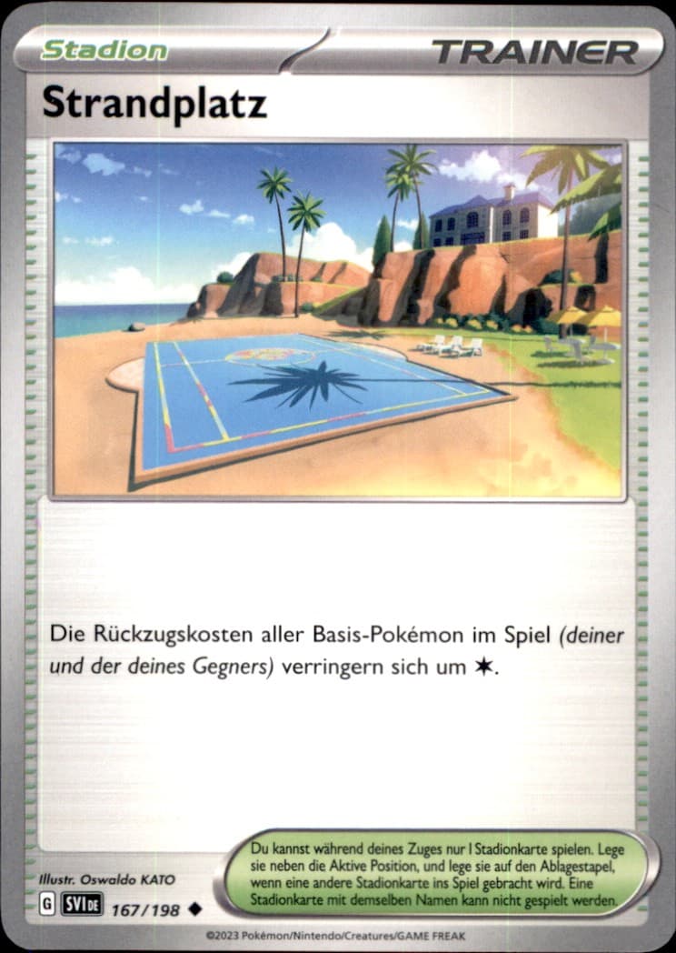 Pokemon 167/198 - Strandplatz - Uncommon - SV1 Karmesin & Purpur