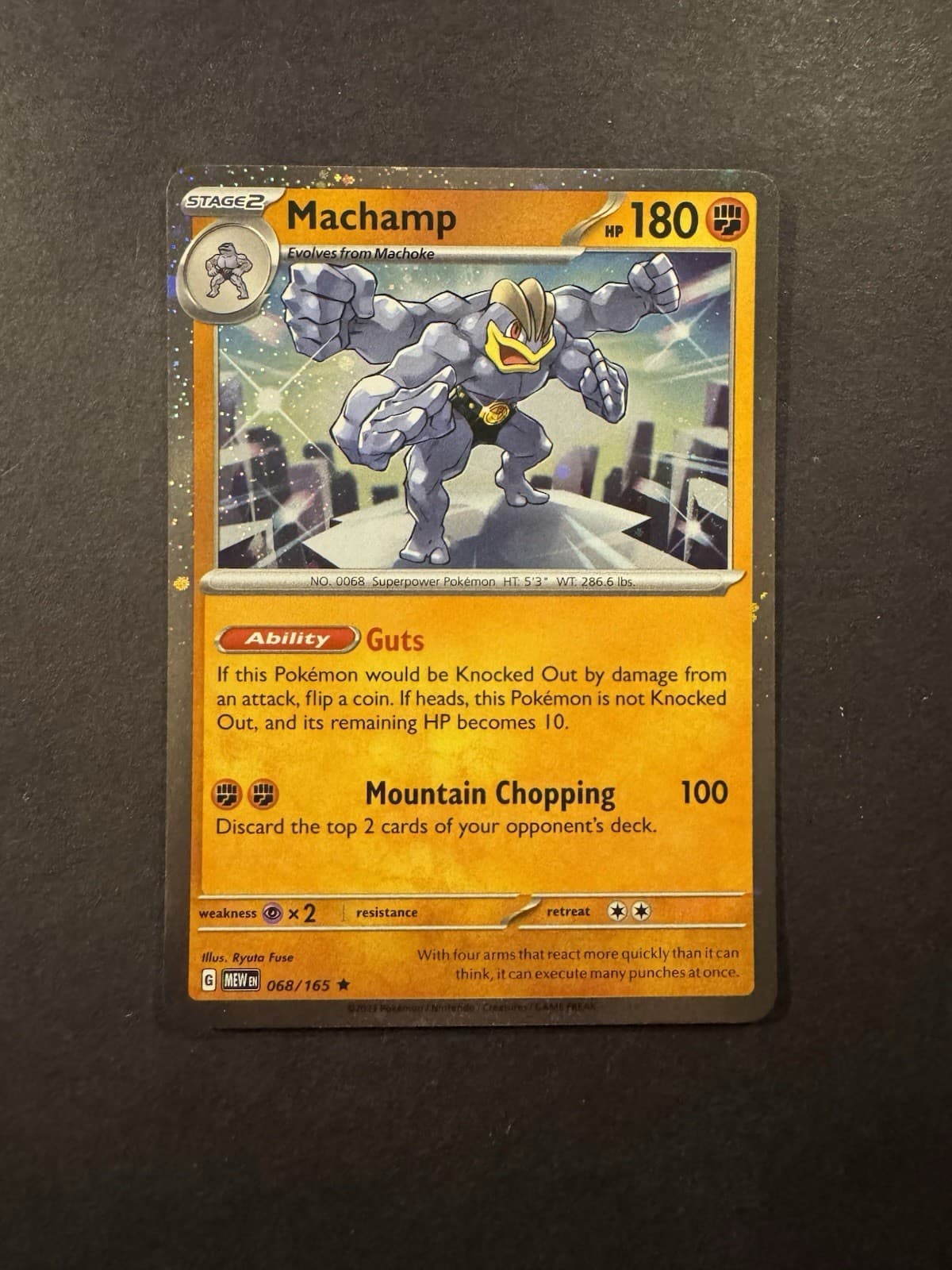 Machamp 68/165 Cosmos Holo - Sam's Club Exclusive Promo - Pokémon TCG: 151 NM