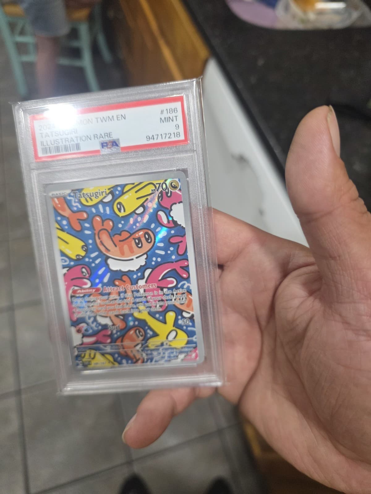 Tatsugiri 186/167 Sv06 Twilight Masquerade Illustration Pokémon TCG Psa 9