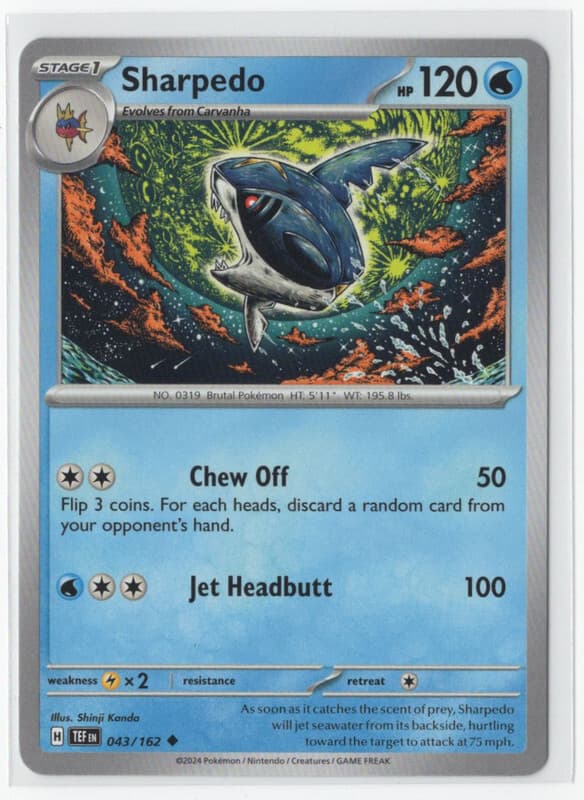 Pokemon Temporal Forces - 043/162 Sharpedo