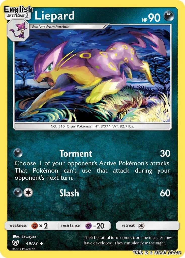 Liepard Shining Legends 49/73 Near Mint