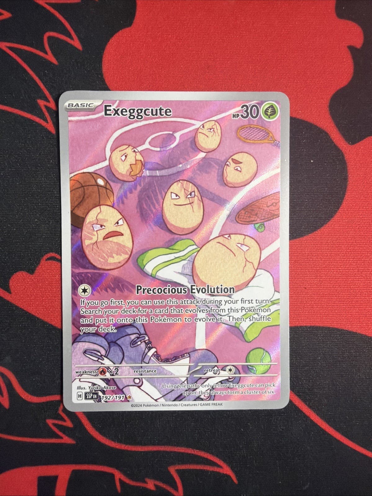 Exeggcute - 192/191 Surging Sparks #192 (2024) Illustration Rare Holo LP Pokemon