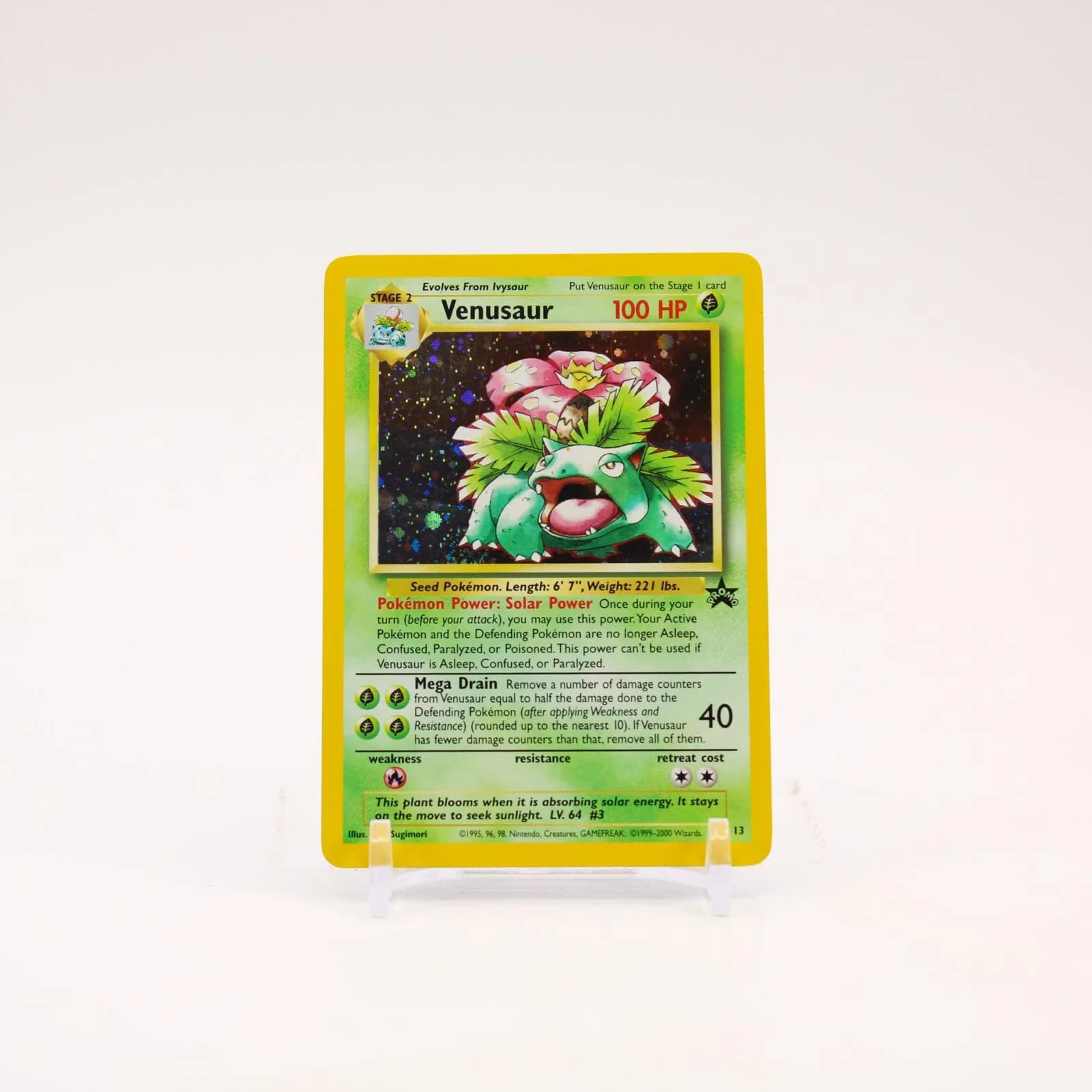 Venusaur - 13 Wizards Black Star Holo Promo Pokemon - LP