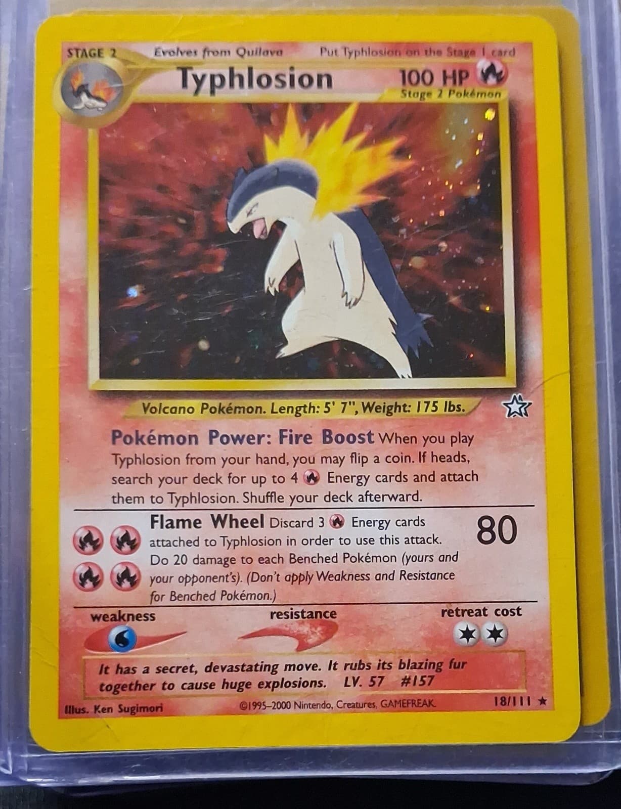 Typhlosion 18/111 Neo Genesis Holo