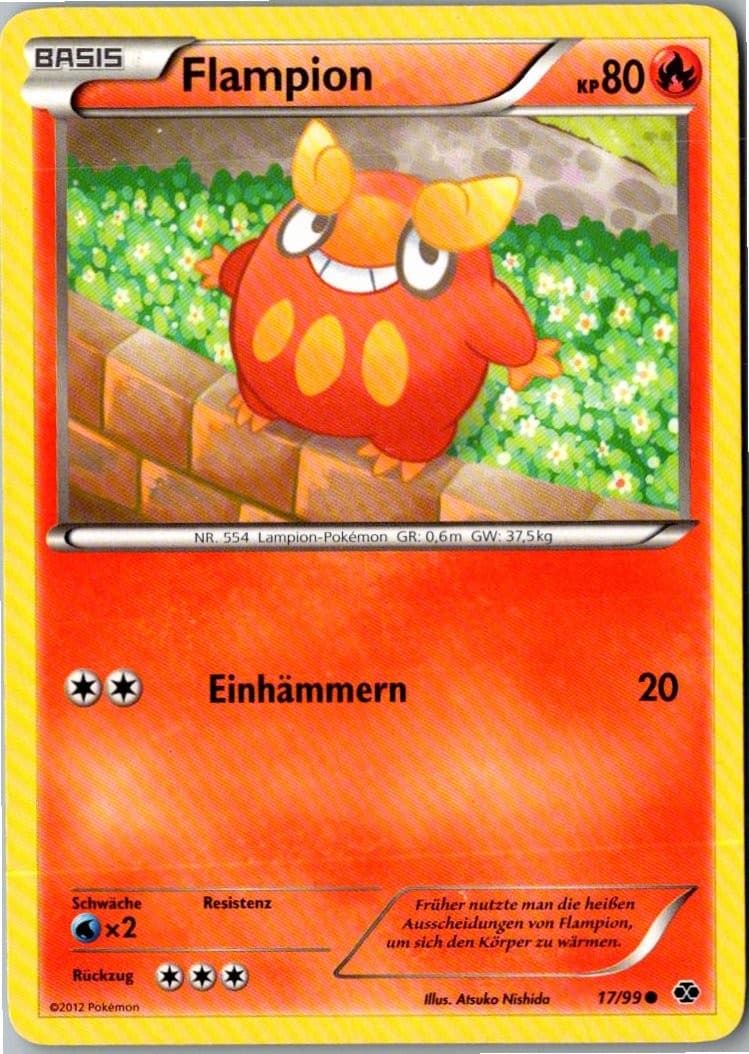 Pokemon Flampion 17/99 Kommende Schicksale Deutsch