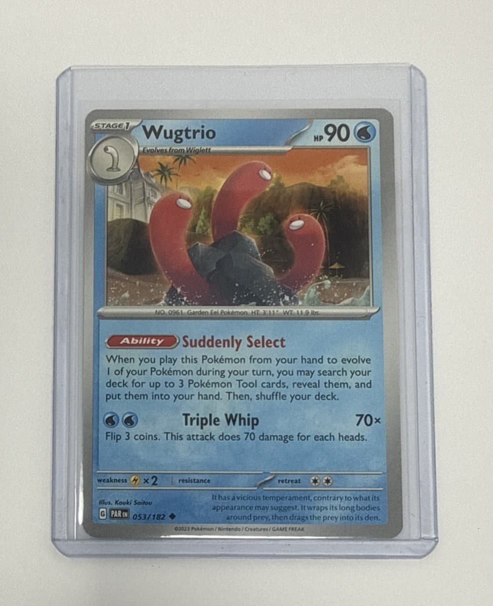 Wugtrio Uncommon Pokémon TCG Paradox Rift 53/182