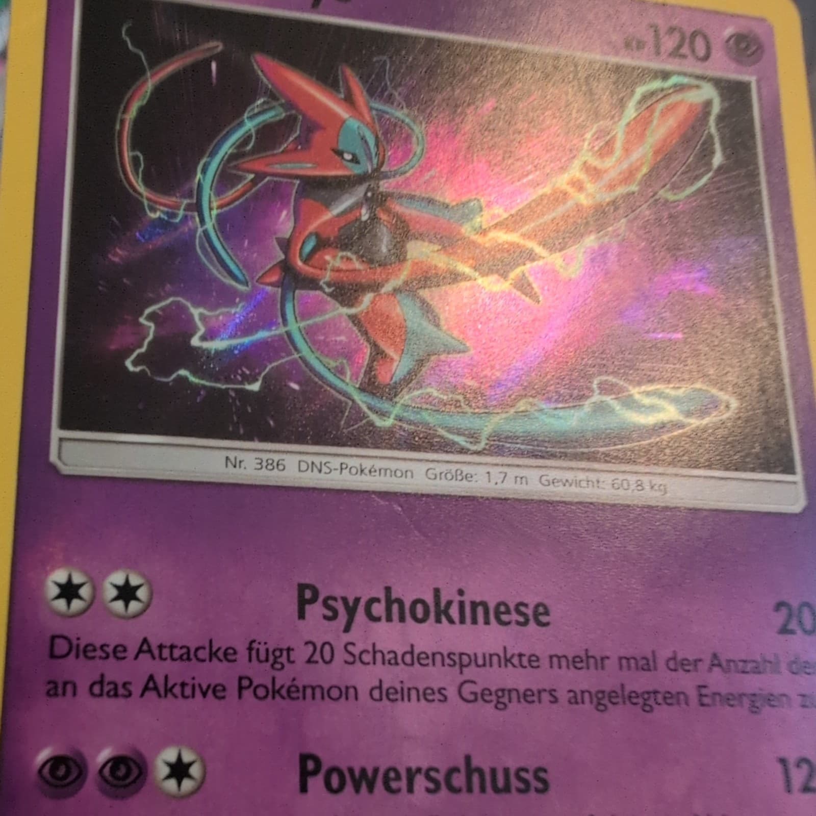 Pokemon Deoxys 67/168 Holo Rare  Deutsch Nm