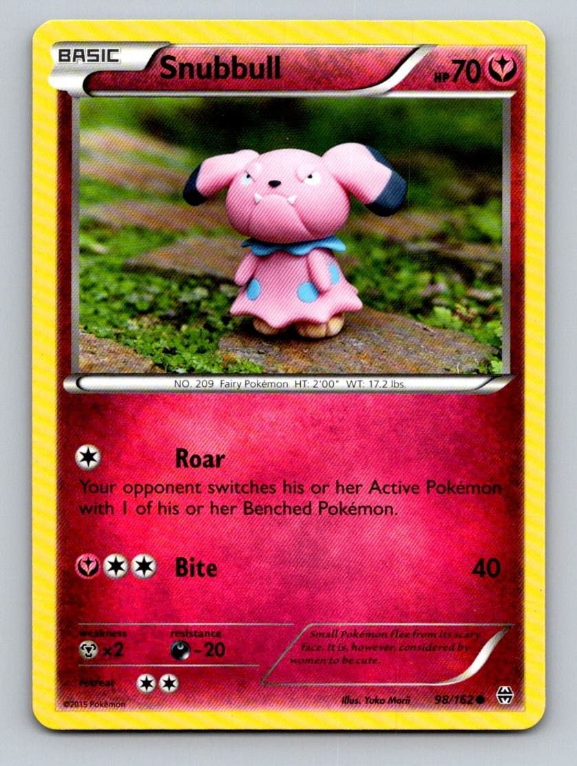Snubbull 98/162 Common BREAKthrough Pokemon Lightly Played