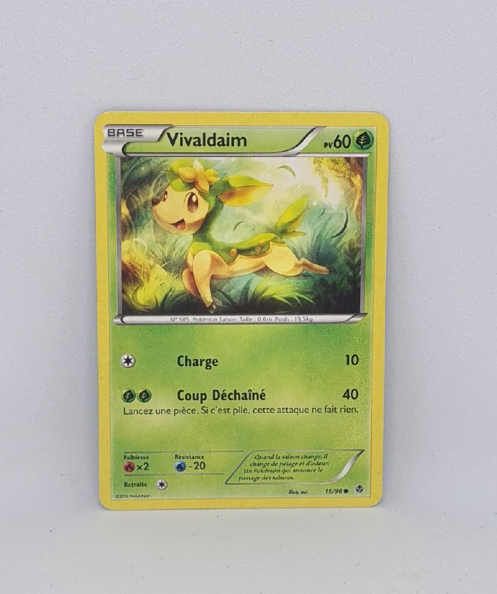 Carte Pokemon Française Vivaldaim 15/98 Pouvoirs Emergents 