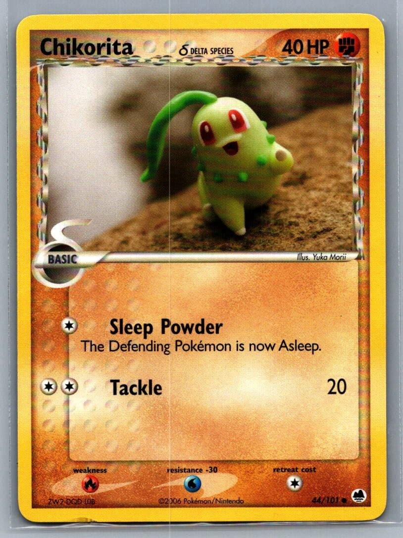 Chikorita 2006 Dragon Frontiers 44/101 Common