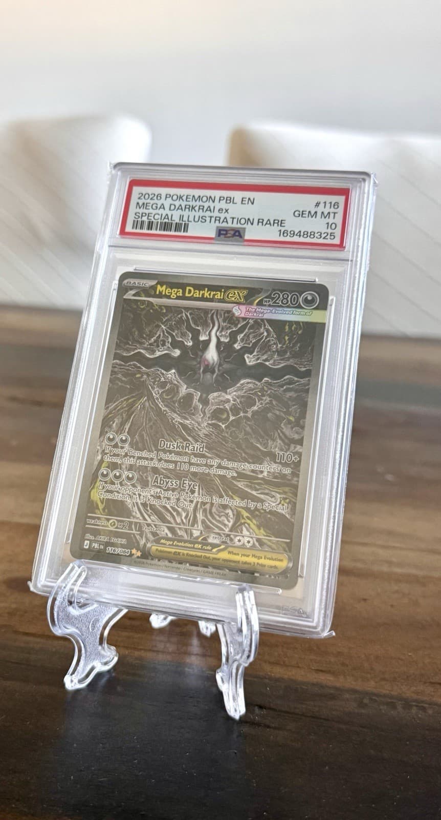 The Pokemon Company Mega Darkrai ex Me05 SIR Holo 116/084 PSA 10