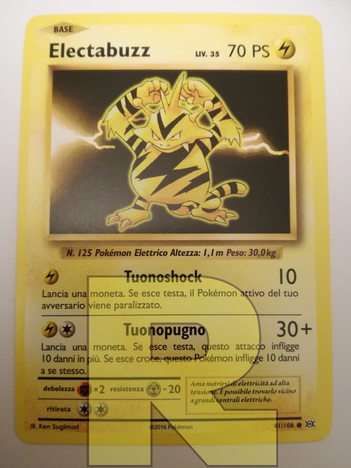 Electabuzz ® Evoluzioni 41/108 ® Comune ® Pokemon ® Italiano